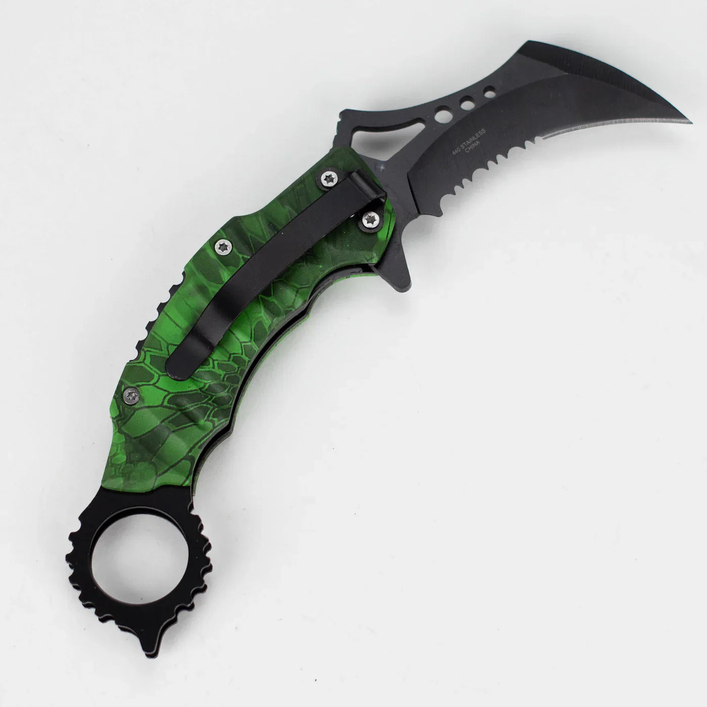 Snake Eye - 10" Pocket Knife - Scythe