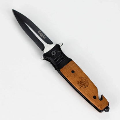 8.5" Outdoor Rescue Hunting Knife - Eagle Crest