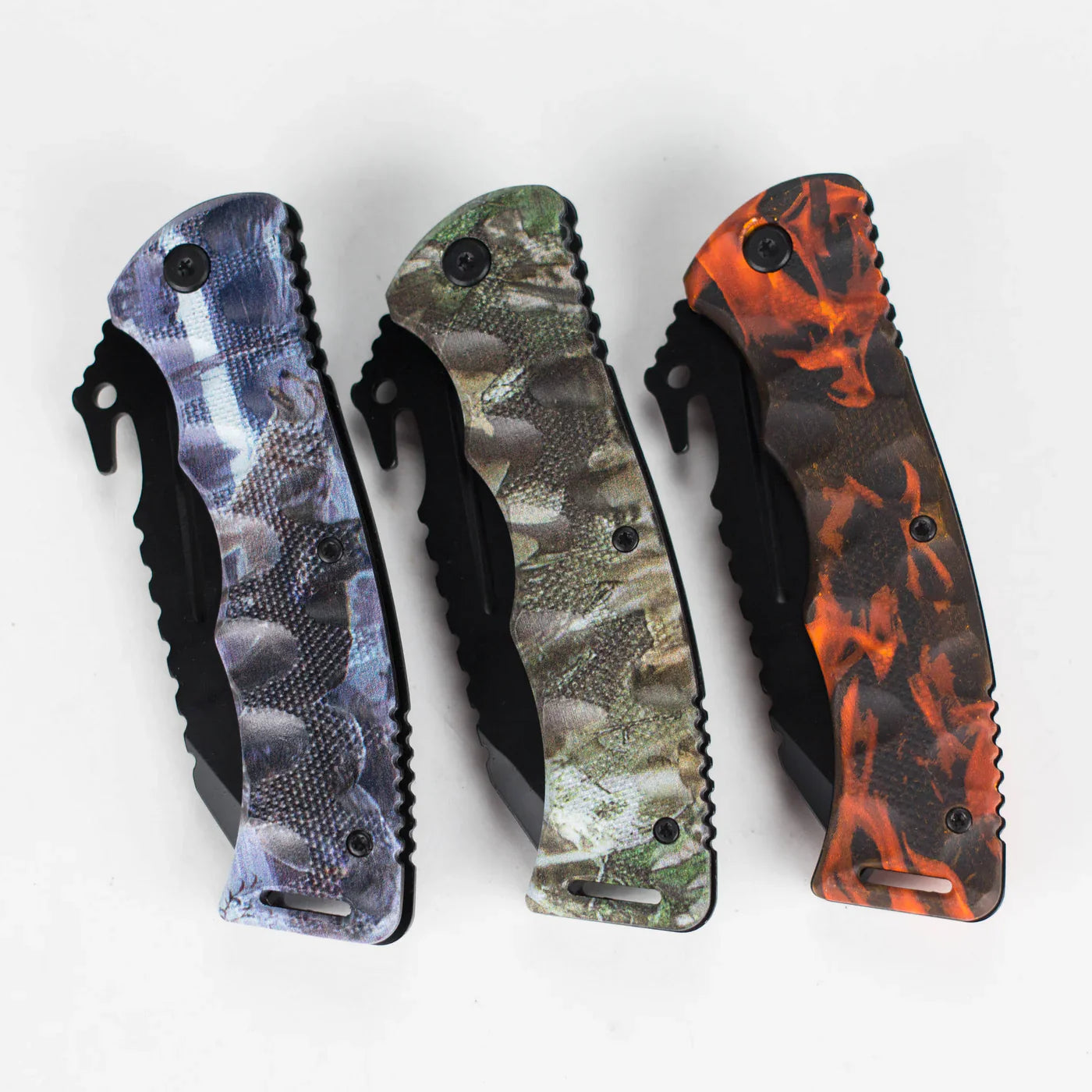 8" Foldable Pocket Knife - Tactical Flame