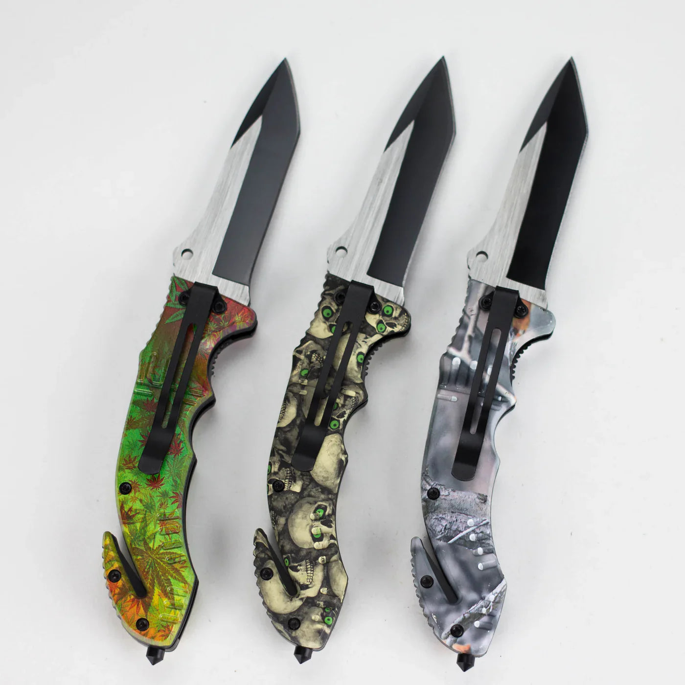 8.5" Foldable Pocket Knife - SkullMark
