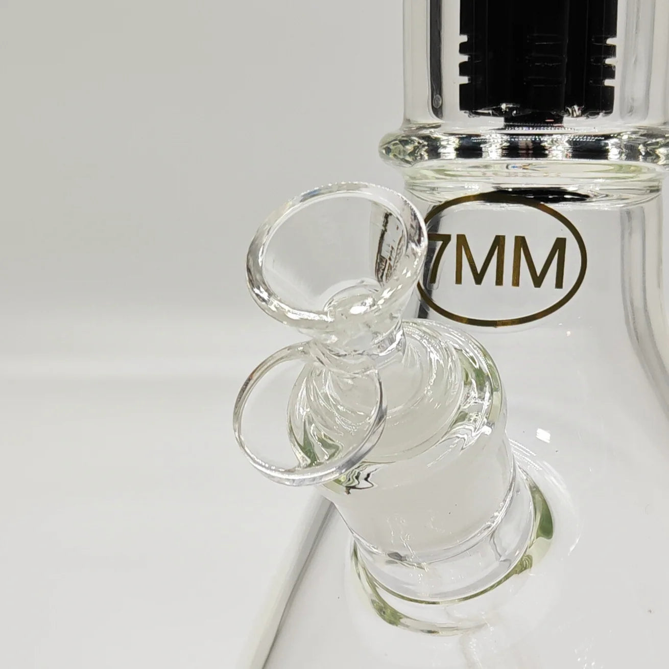 Fortune 14" 7mm Tree Percolator Beaker Glass Bong