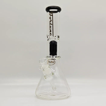 Fortune 14" 7mm Tree Percolator Beaker Glass Bong