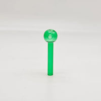 4″ Green Glass Oil Burner Pipe