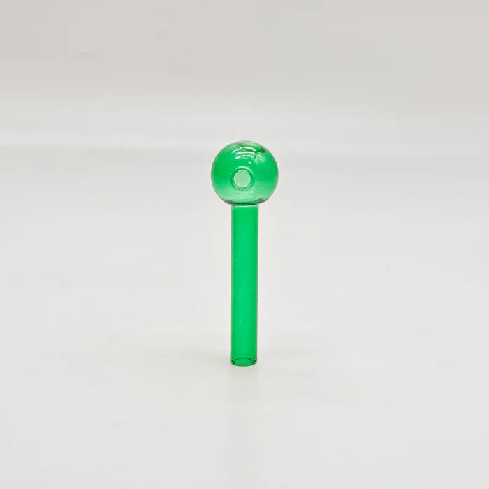 4″ Green Glass Oil Burner Pipe