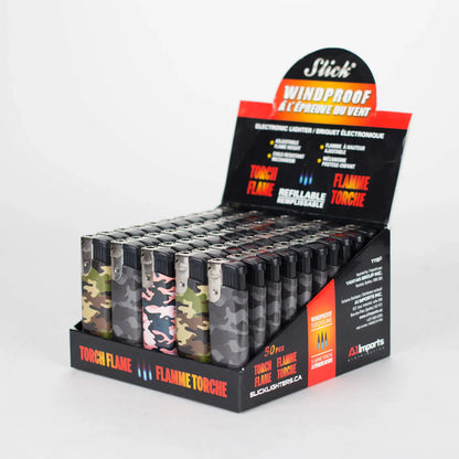 Slick® - Refillable Camo Windproof Lighter