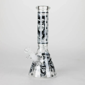 10" Gorilla Designs Glow In The Dark Beaker Bong