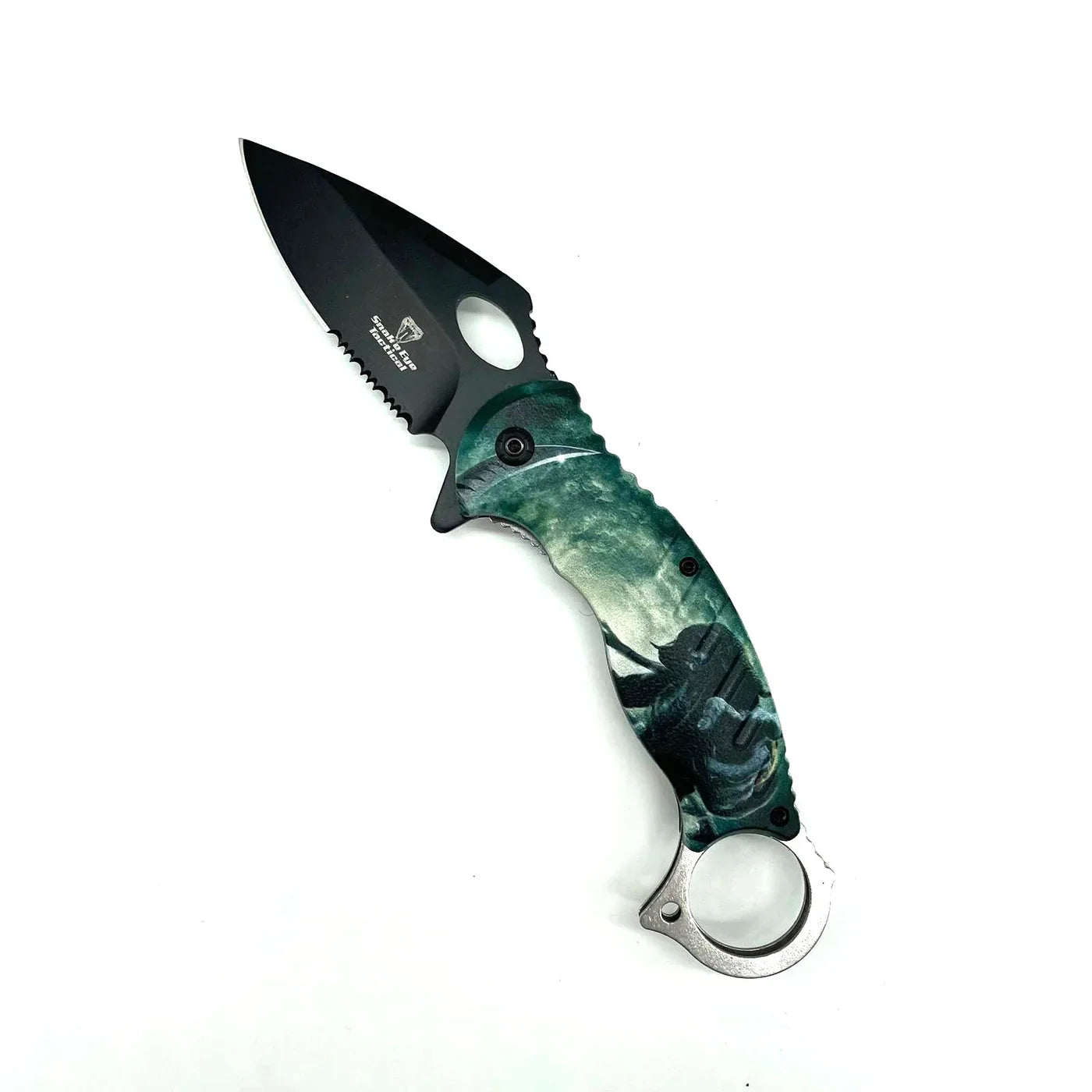 Snake Eye - 8.5" Foldable Pocket Knife - Abyssal