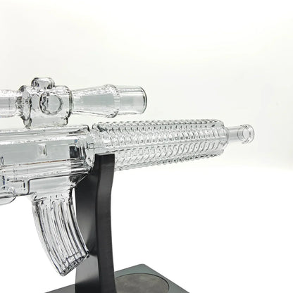 Fortune - 24" Carbine Rifle Bong w/ Hard Wood Stand