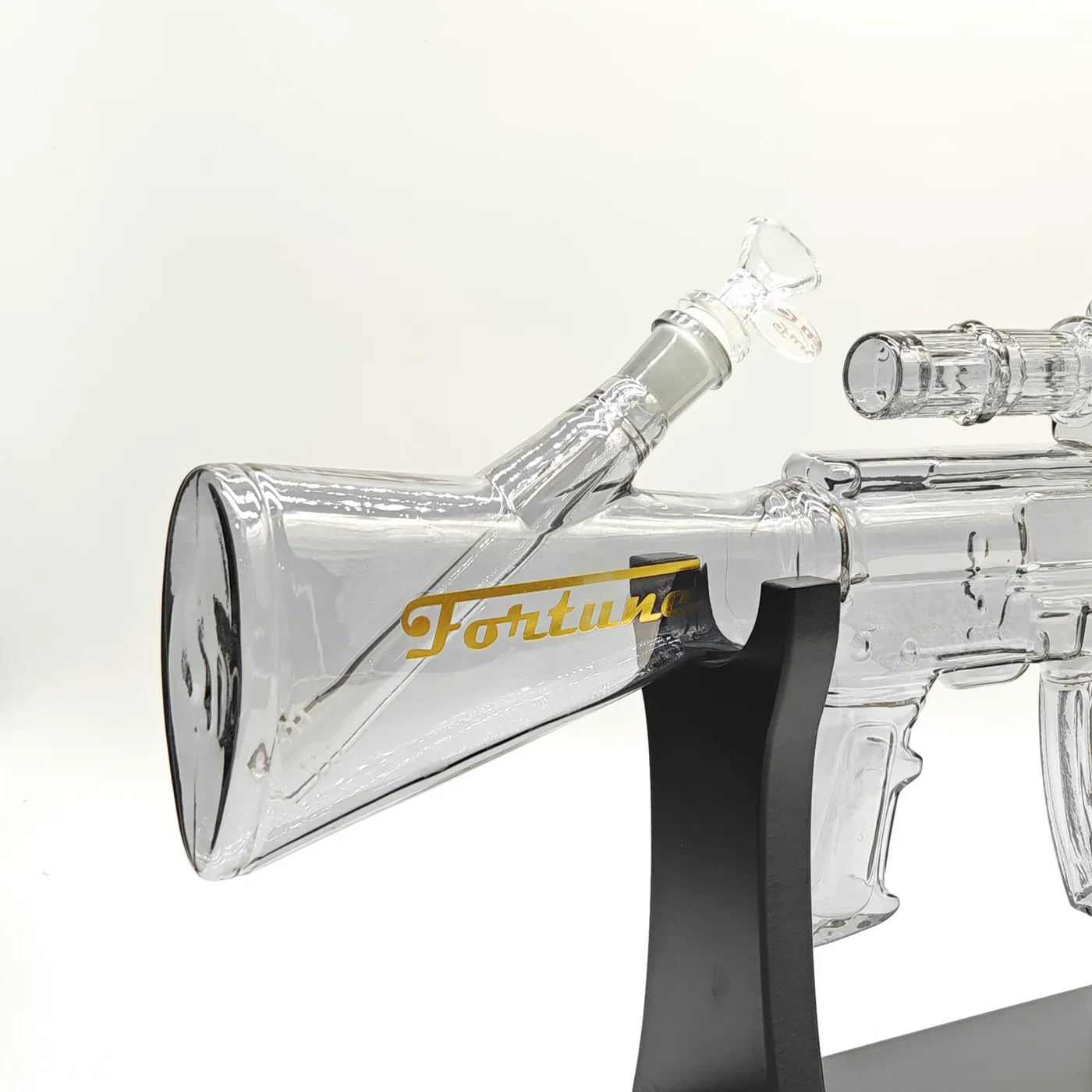 Fortune - 24" Carbine Rifle Bong w/ Hard Wood Stand
