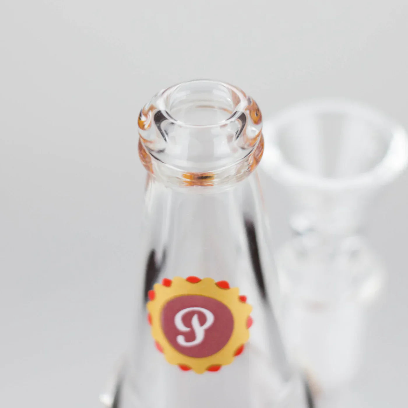 6″ Beer Bottle Design Glass Bong
