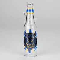 6″ Beer Bottle Design Glass Bong