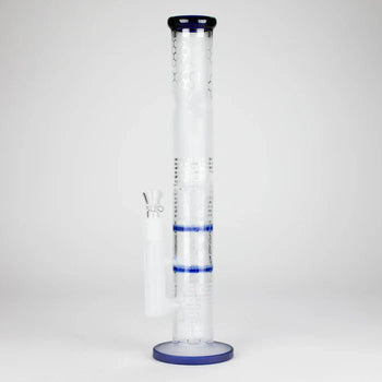 16.5" Stemless Straight Frosted Glass Bong