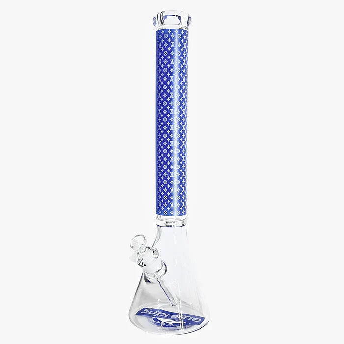 20" 9mm Designer Glow in the Dark Glass Bong
