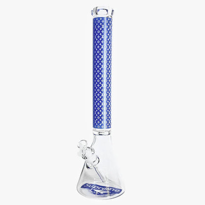 20" 9mm Designer Glow in the Dark Glass Bong