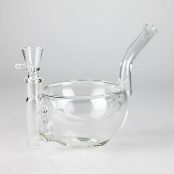Clear Katora Water Pipe – Unique Bowl-Style Design