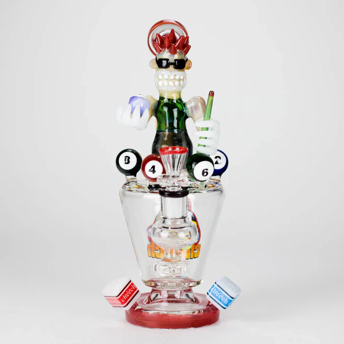 Cheech Glass - 11.5" Pool Hall Blazy Buddy Bong