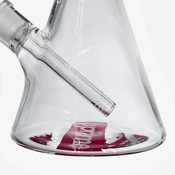 14" 7mm Stylish Glow-in-the-Dark Thick Glass Bong