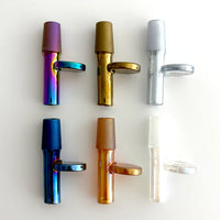 Fortune - 14mm Electroplate Glass Popper Bowl w/ Gold Logo