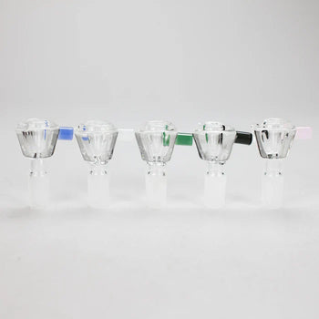 Crystal Diamond Bowl w/ Colour Handle