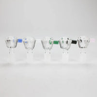 Crystal Diamond Bowl w/ Colour Handle