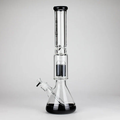 Genie - 17.5" 10-Arm 9mm Coloured Bottom Glass Bong
