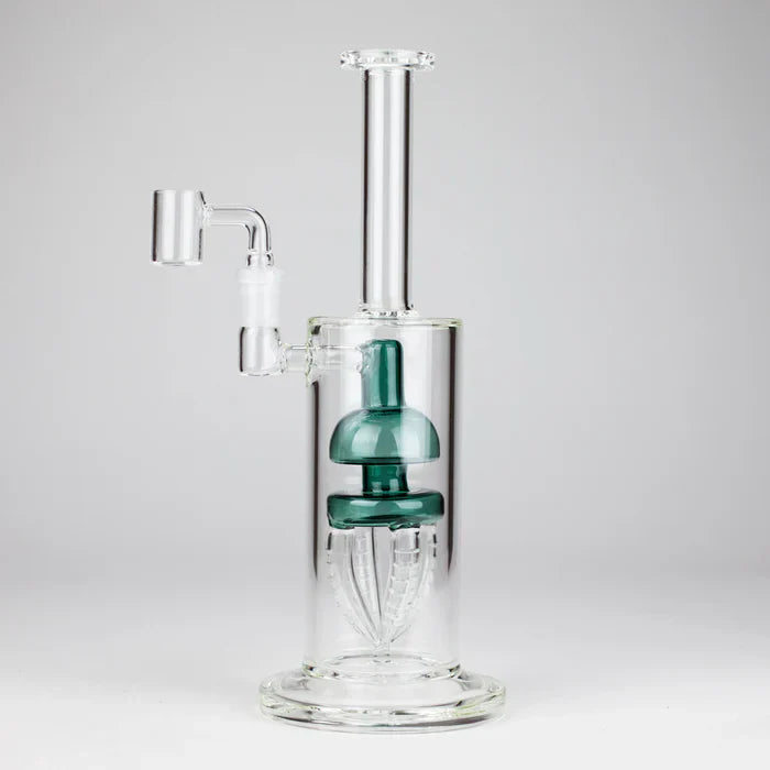 11" 2-in-1 Glass Dab Rig w/ Percolator