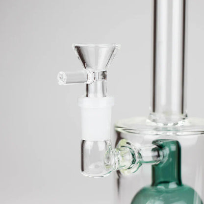 11" 2-in-1 Glass Dab Rig w/ Percolator