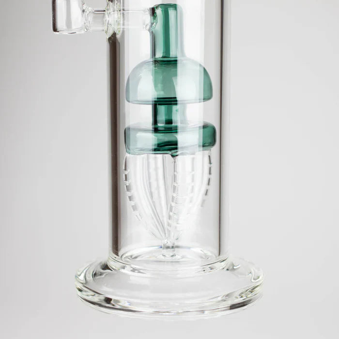 11" 2-in-1 Glass Dab Rig w/ Percolator