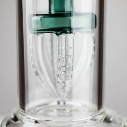 11" 2-in-1 Glass Dab Rig w/ Percolator