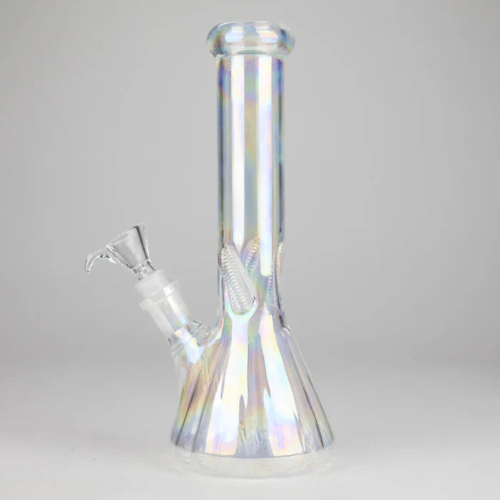 10" Shiny Beaker Ribbed Base Bolt IC w/ Handle Slide