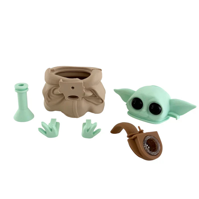 6" Baby Alien Silicone Water Pipe