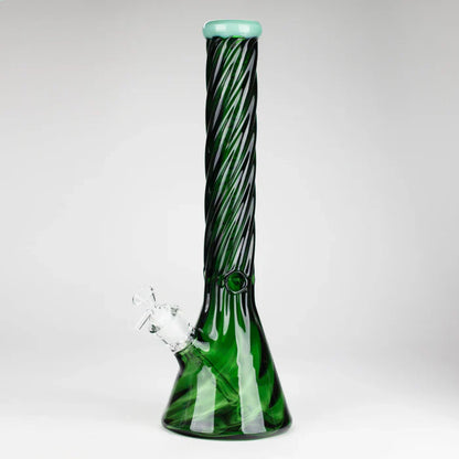 Genie - 16" 9mm Twist Glass Beaker Bong