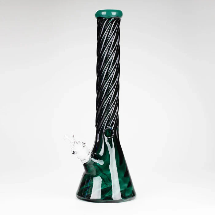 Genie - 16" 9mm Twist Glass Beaker Bong