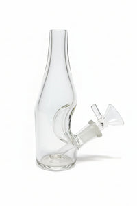 Mini Toke Bottle Glass Bubbler
