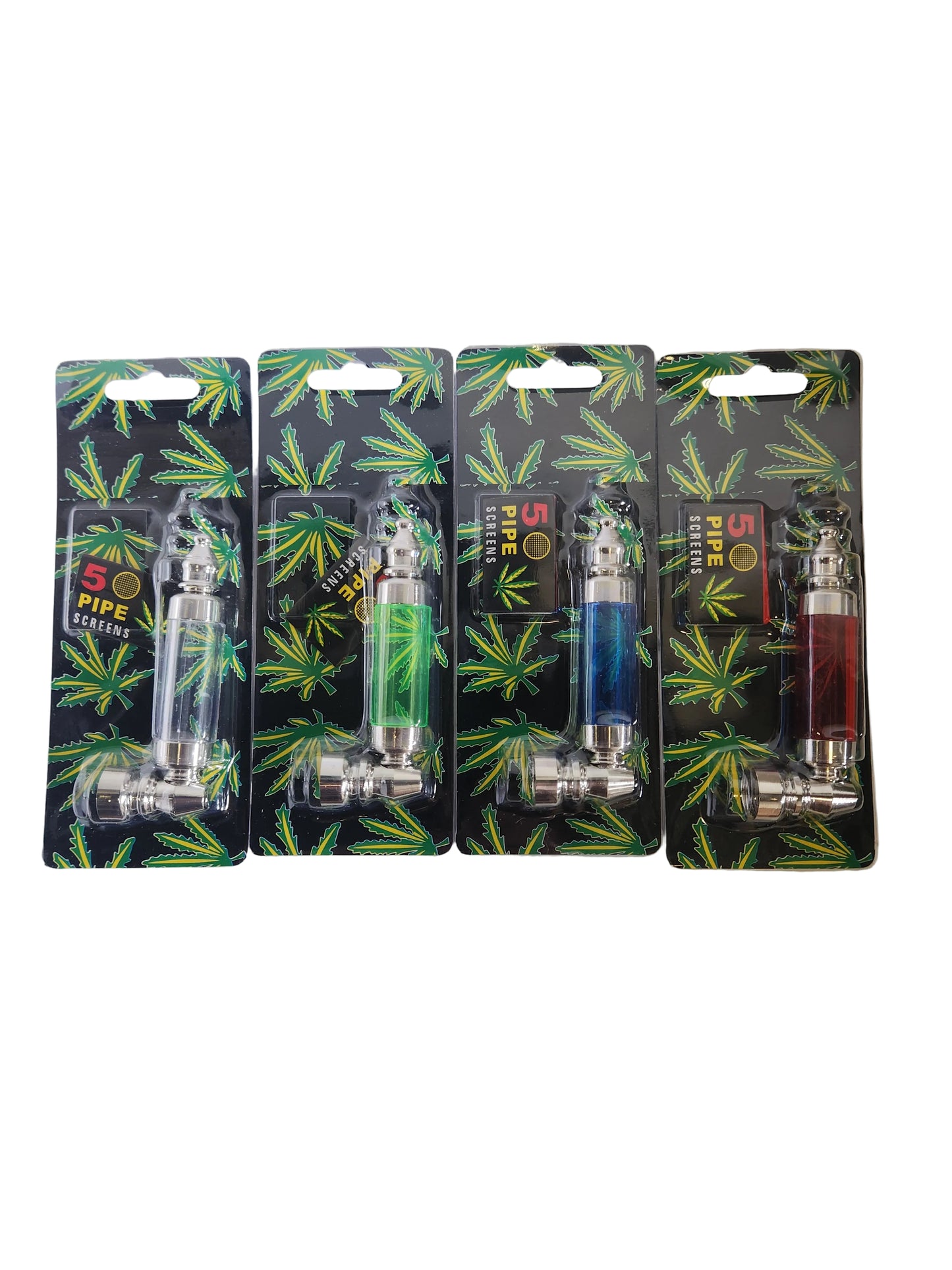 3" Wide Tube Glass Hand Pipe
