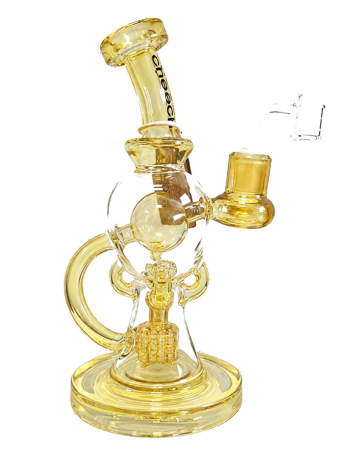 Cheech Glass 8" Fumed Recycler Rig