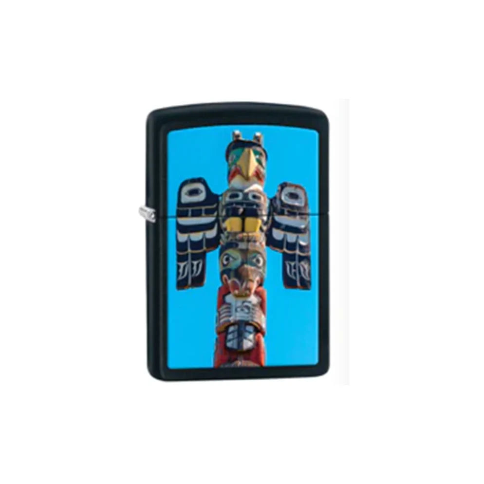 Zippo Lighter - Tall Totem Pole