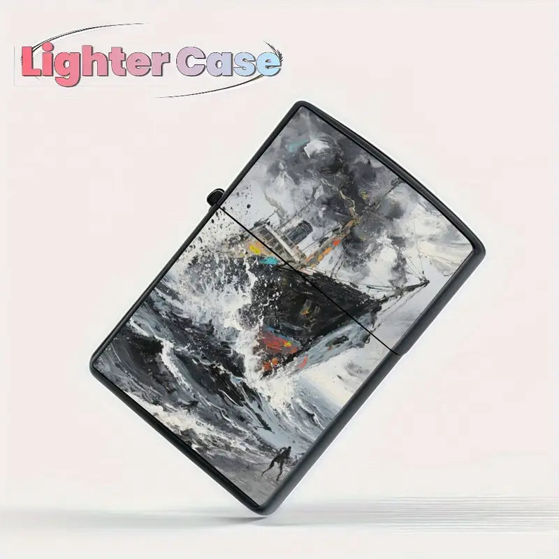 Shipwreck Water Treading Pattern Refillable Lighter