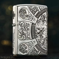 Vintage Celtic Knight Lighter Case