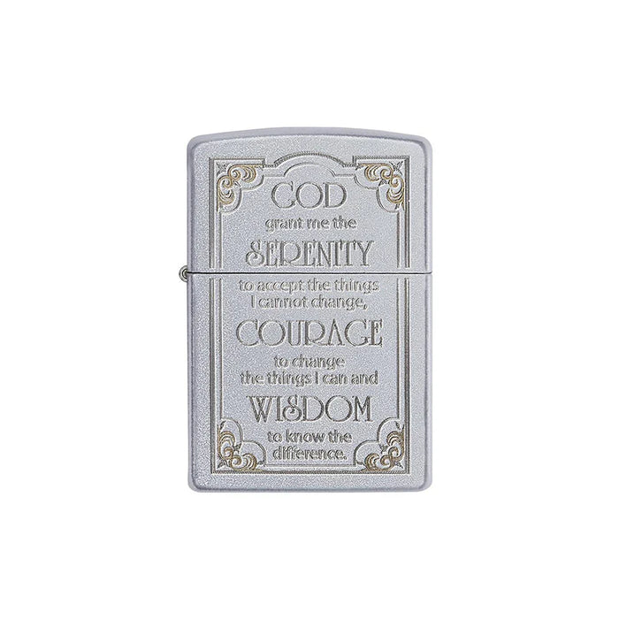 Zippo Lighter - Serenity Prayer