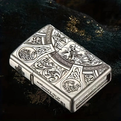 Vintage Celtic Knight Lighter Case