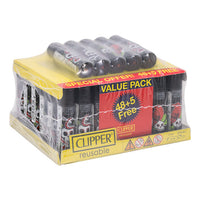 Clipper Lighter - Tattoo Skulls