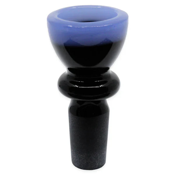 14mm Duo-Tone Black Glass Slide