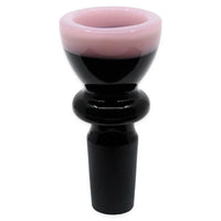 14mm Duo-Tone Black Glass Slide