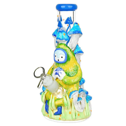 Pulsar - 9.75" Artist Series Remembering How To Listen Glow Beaker