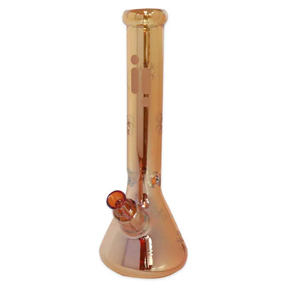 Infyniti Glass Snowflake 14" 7mm Metallic Glass Water Bong