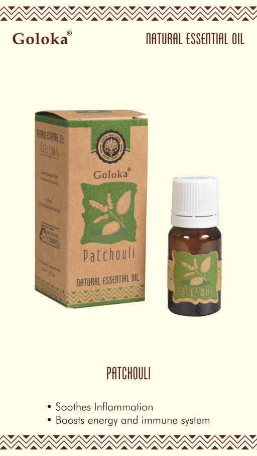 Goloka - Patchouli Natural & Undiluted Essential Oil 10ml