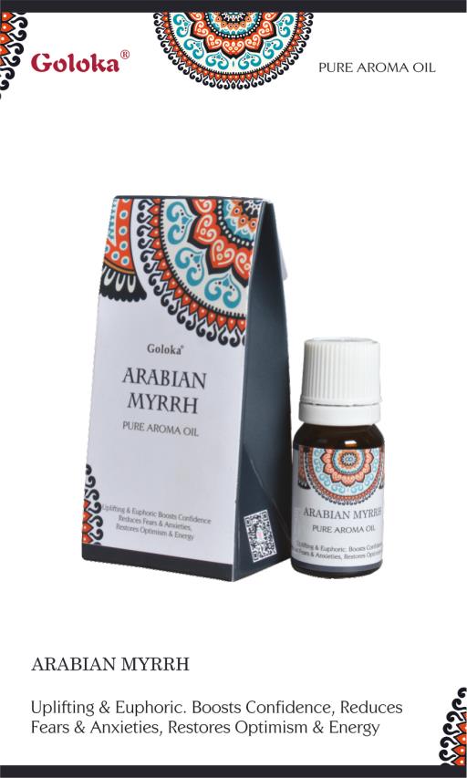 Goloka Arabian Myrrh Aroma Oil 10Ml