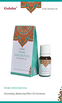 Goloka Pure Patchouli Aroma Oil 10Ml