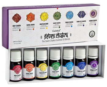 Goloka - Seven Chakra Essential Oil Blend Gift Pack